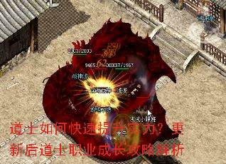 道士如何快速提升实力?更新后道士职业成长攻略解析 道士如何快速提升实力?更新后道士职业成长攻略解析