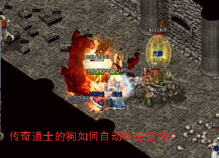 传奇道士的狗如何自动攻击怪物? 传奇道士的狗如何自动攻击怪物?