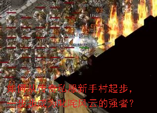 如何从传奇私服新手村起步,一步步成为叱咤风云的强者? 如何从传奇私服新手村起步,一步步成为叱咤风云的强者?