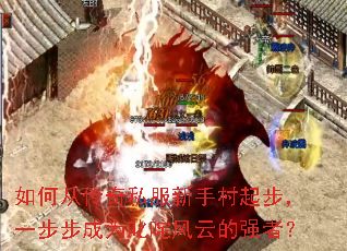 如何从传奇私服新手村起步,一步步成为叱咤风云的强者? 如何从传奇私服新手村起步,一步步成为叱咤风云的强者?