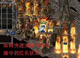 如何快速清除传奇私服中的红名状态? 如何快速清除传奇私服中的红名状态?