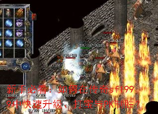 新手必看:如何在传奇sf1999中快速升级、打宝与PK制胜? 新手必看:如何在传奇sf1999中快速升级、打宝与PK制胜?