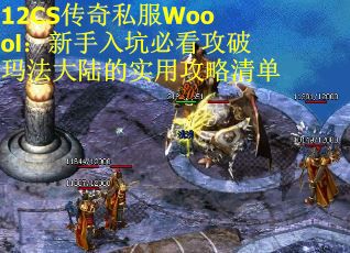 12CS传奇私服Woool：新手入坑必看攻破玛法大陆的实用攻略清单