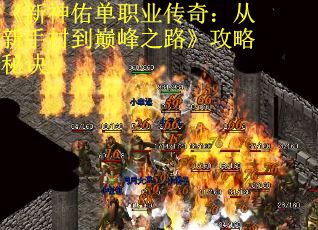 《新神佑单职业传奇：从新手村到巅峰之路》攻略秘诀