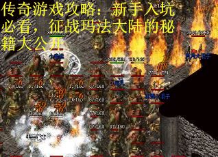 传奇游戏攻略：新手入坑必看，征战玛法大陆的秘籍大公开
