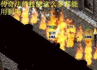 传奇法师技能这么多都能用到吗