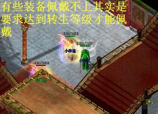 有些装备佩戴不上其实是要求达到转生等级才能佩戴