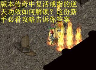 版本传奇中复活戒指的逆天功效如何解锁？这份新手必看攻略告诉你答案