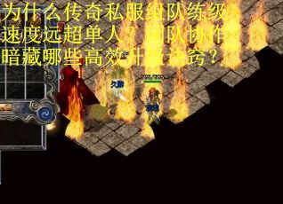 为什么传奇私服组队练级速度远超单人？团队协作暗藏哪些高效升级诀窍？