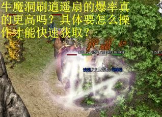 牛魔洞刷逍遥扇的爆率真的更高吗？具体要怎么操作才能快速获取？