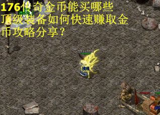 176传奇金币能买哪些顶级装备如何快速赚取金币攻略分享？