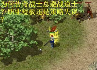 为何传奇战士总避战道士？职业短板还是策略失误？