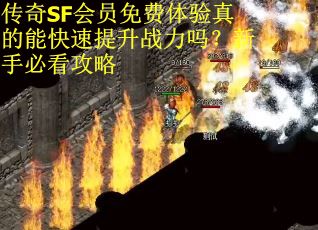 传奇SF会员免费体验真的能快速提升战力吗？新手必看攻略